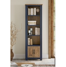 Splash of Blue - Narrow Bookcase